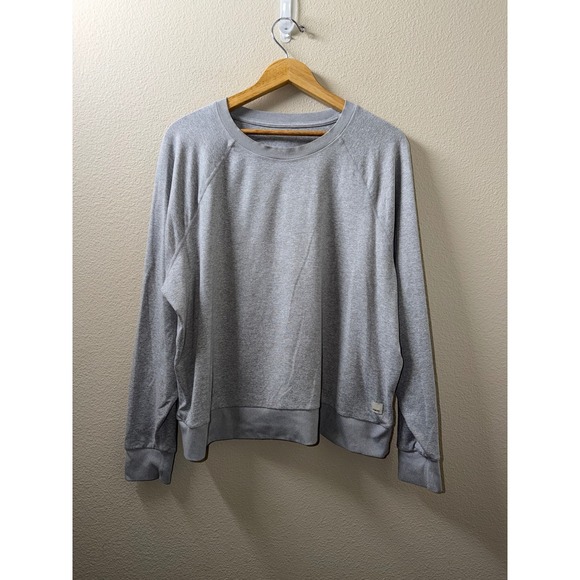 Vuori Tops - Vuori Light Gray Crewneck Sweatshirt